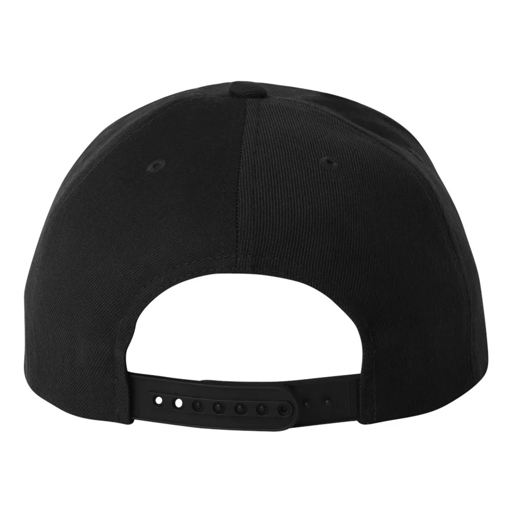 VZLA Flat Bill Snapback Hat (Black) - Image 4