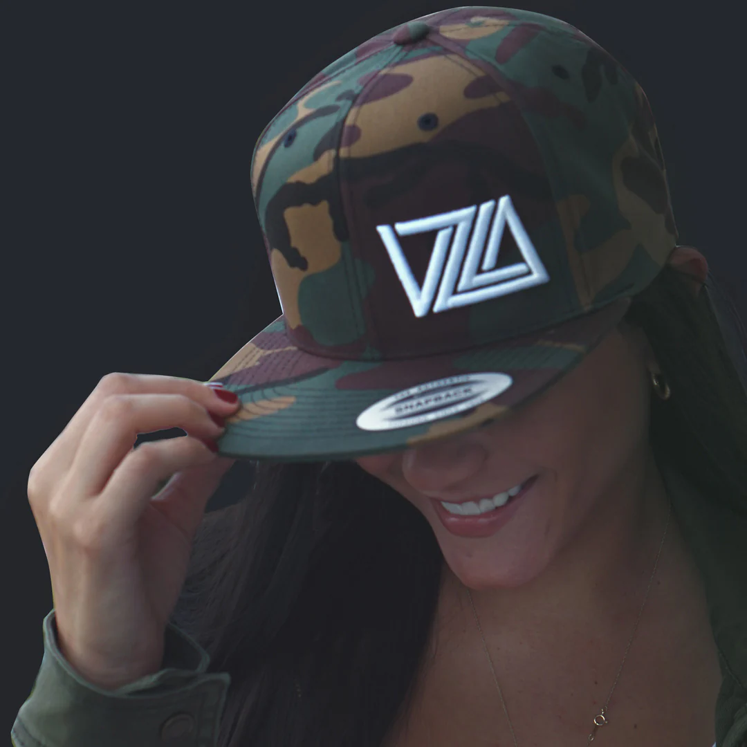 VZLA Flat Bill Snapback Hat (Camouflage) - Image 5