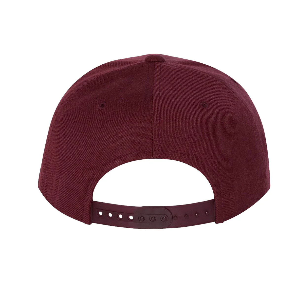 VZLA Flat Bill Snapback Hat (Vinotinto) - Image 5