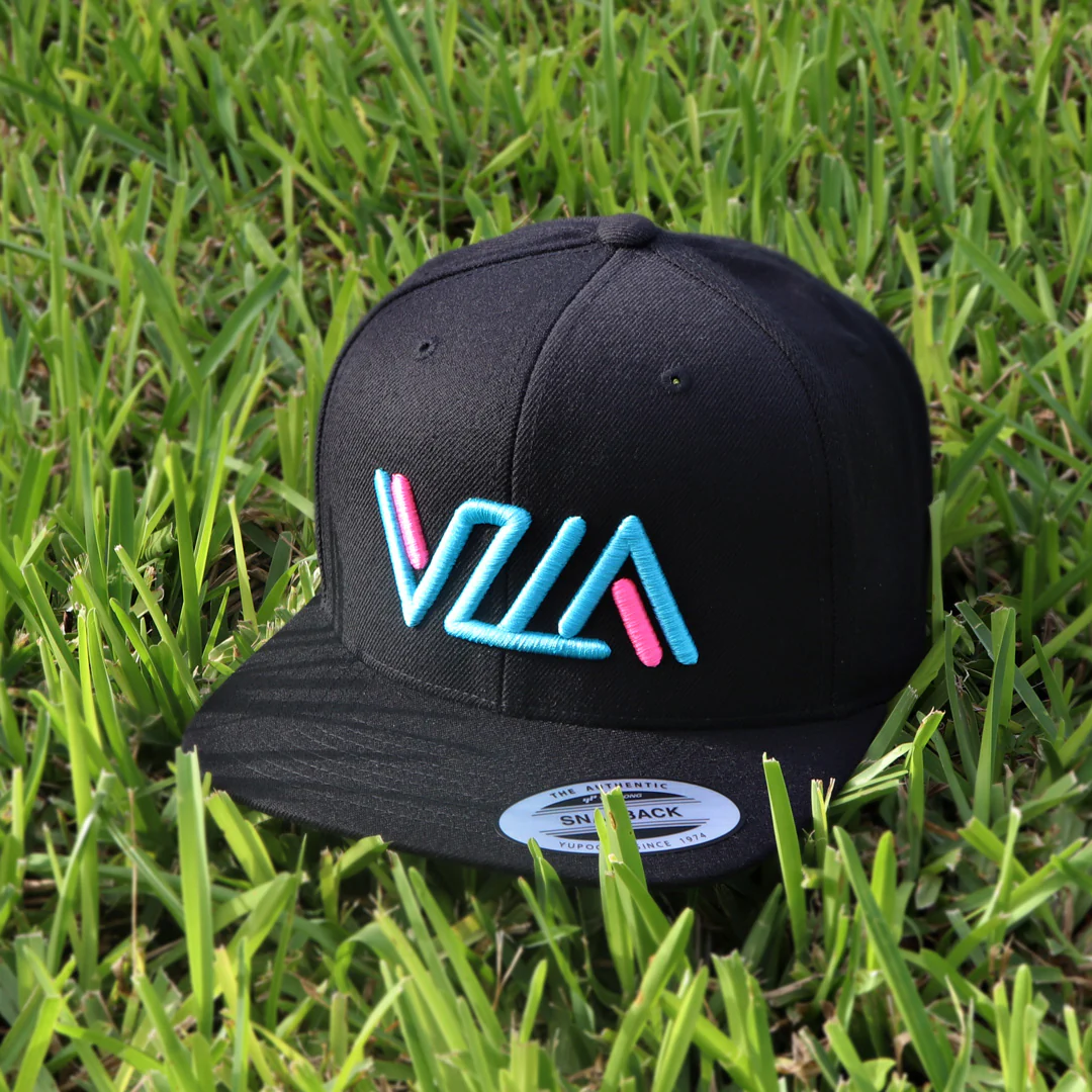 VZLA VICE Black Flat Bill Snapback Hat - Image 5